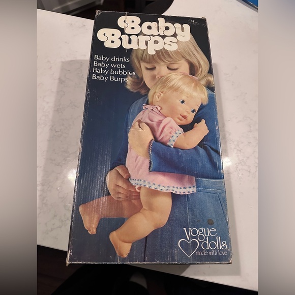 Vogue baby burp doll with its original box